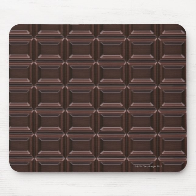 Close-up of chocolate bar mouse pad (Front)
