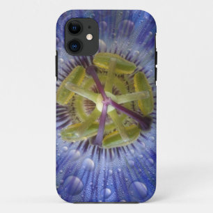 Close-up of dewy passion flower. Credit as: Don Case-Mate iPhone Case