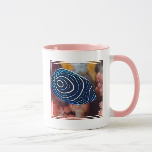 Close-up of Emperor Angelfish Mug (Right)