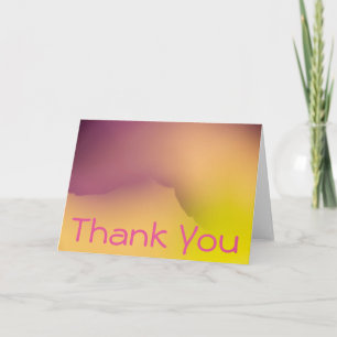 Close-up of flower petals thank you card