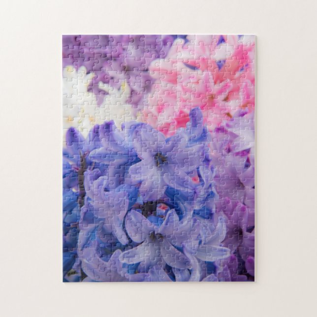 Close-up of Hyacinth plant Jigsaw Puzzle (Vertical)