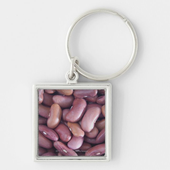 Close-up of kidney beans key ring (Front)