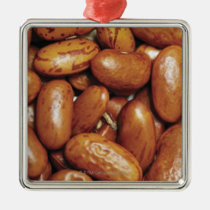 Close-up of kidney beans metal tree decoration