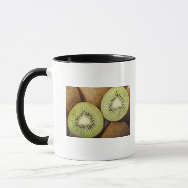 Close-up of kiwi fruits 2 mug (Left)