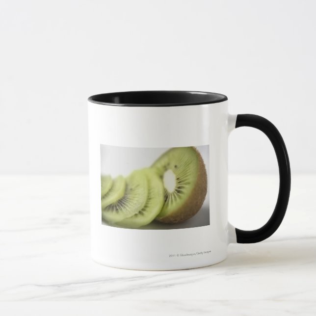 Close-up of kiwi slices mug (Right)