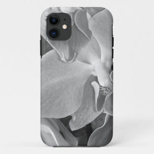 Close up of orchid blossoms in grey scale Case-Mate iPhone case