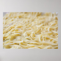 Close up of pasta noodles