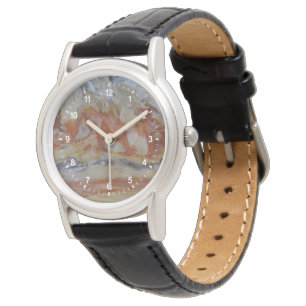 Close Up Of Petrified Wood Watch
