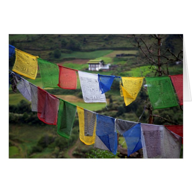 Close Up Of Prayer Flags (Front Horizontal)