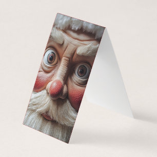 Close-Up of Santa’s Surprised Expression