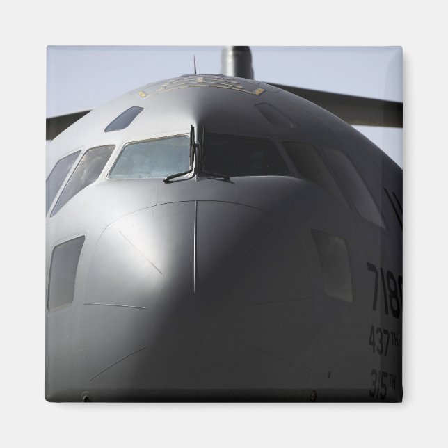 Close-up of the front of a C-17 Globemaster III Magnet (Front)