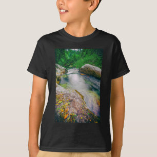 Close-up of the pond upstream the waterfall T-Shirt