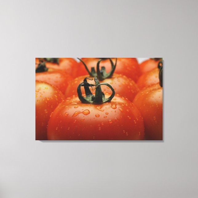 Close-up of tomatoes 2 canvas print (Front)