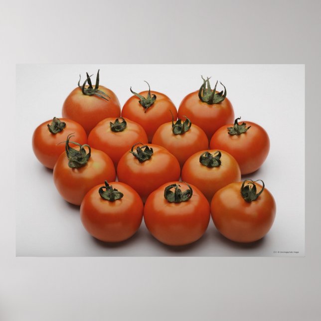 Close-up of tomatoes poster (Front)