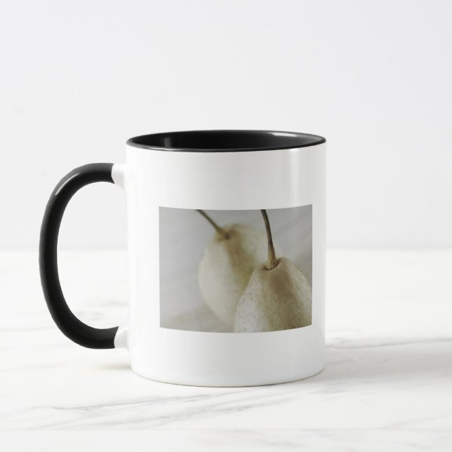 Close-up of two pears mug (Left)
