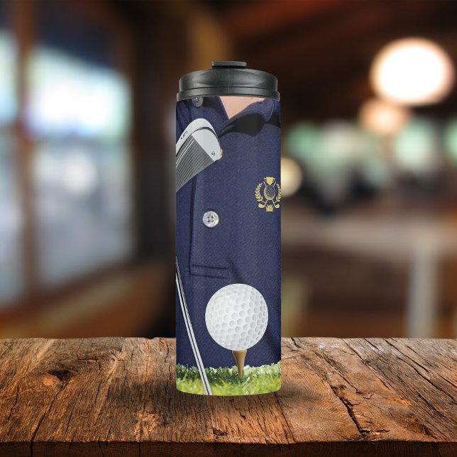 Close-up Photo Golf Sports Equipment  Thermal Tumbler (Creator Uploaded)