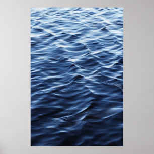 CLOSE UP PHOTO OF BODY OF WATER POSTER