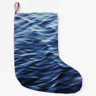 CLOSE UP PHOTO OF BODY OF WATER SMALL CHRISTMAS STOCKING
