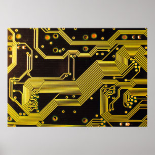 Close up photo of circuit boardbackground,abstract poster