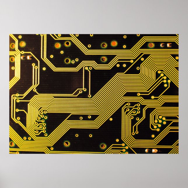 Close up photo of circuit boardbackground,abstract poster (Front)