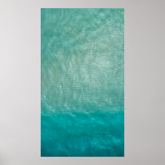 Close up photo of green cloth poster