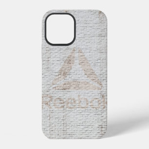 Close-up photo of Reebok logo on wall iPhone 12 Case