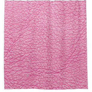 Close-up pink leather, textured background. shower curtain