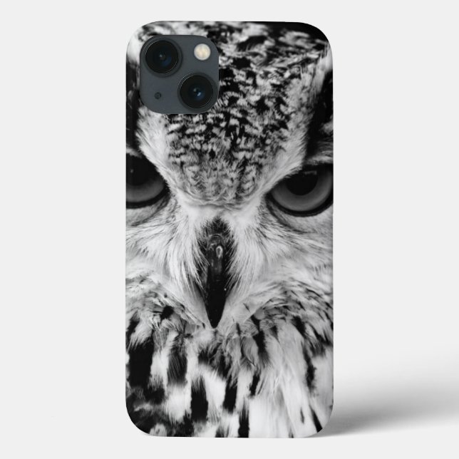 Close Up Portrait Of Eurasian Eagle-owl Case-Mate iPhone Case (Back)