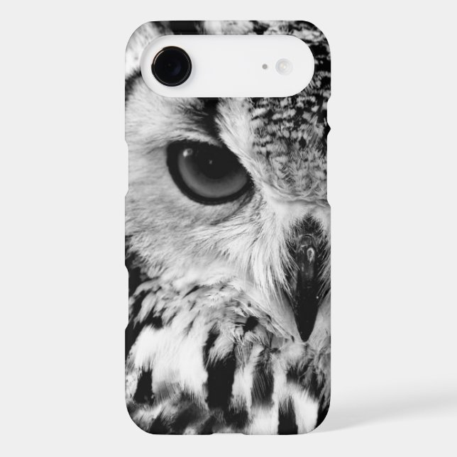 Close Up Portrait Of Eurasian Eagle-owl Case-Mate iPhone Case (Back)