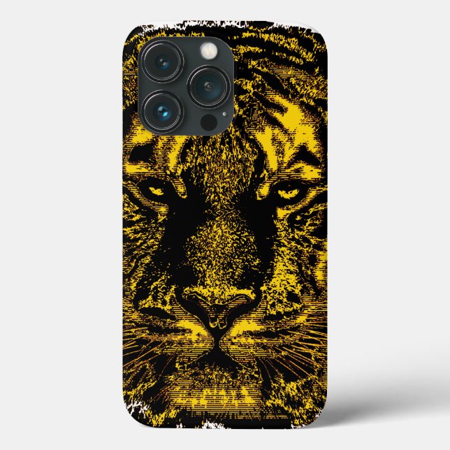 Close-up portrait of the big tiger Case-Mate iPhone case (Back)