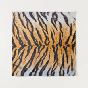 Close-Up Shot of Real Indo-Chinese Tiger (Panthera Tapestry