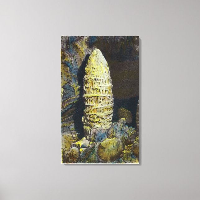 Close-up View of the Chinese Pagoda Canvas Print (Front)