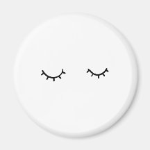 Closed eyes, just eyelashes