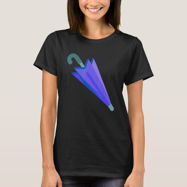 Closed Umbrella Collapsed Umbrella Costume T-Shirt (Front)