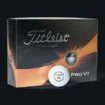 Closest to the Pin Tournament Titleist Pro VI Golf Balls<br><div class="desc">CLOSEST TO THE PIN Black and Grey Golf Ball.  Tournament.  Titleist Pro VI.</div>