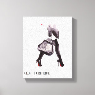 CLOSET CRITIQUE CANVAS WRAP PRINT
