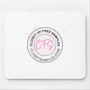 Closet of Free Samples Logo 2021 Edition Mouse Pad
