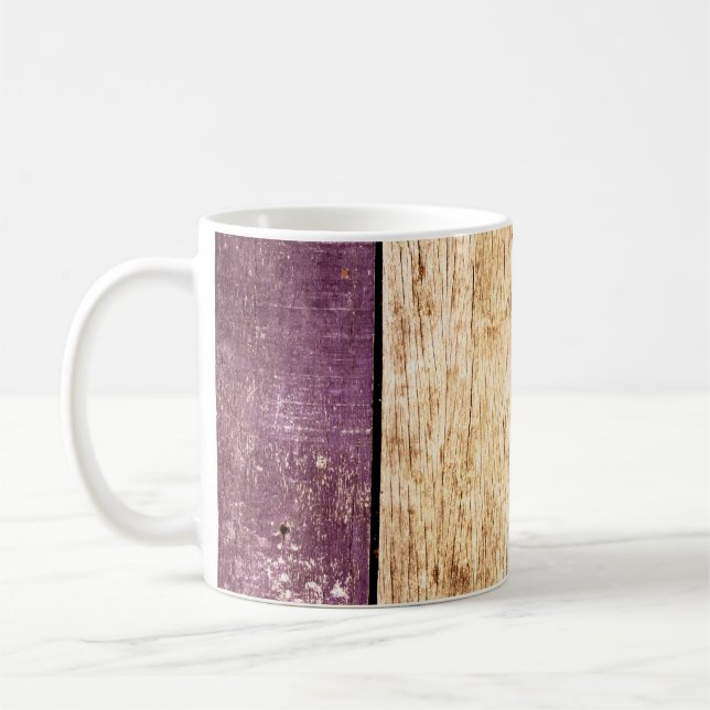 Closeup of old wood texture backgroundabstract, ho coffee mug (Left)