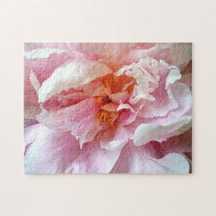 Closeup of Pale Pink Peonies Jigsaw Puzzle
