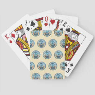 Closeup on Prague Astronomical Clock, Czech R.  Playing Cards