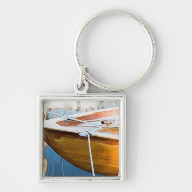 Closeup On Tied Up Boat Key Ring (Front)