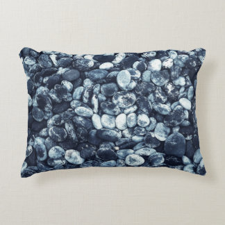 Closeup photography of stones decorative cushion