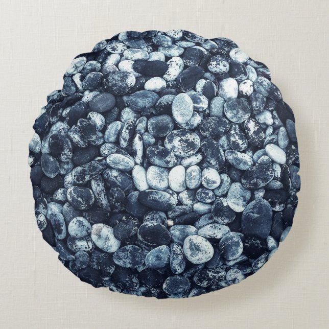 Closeup photography of stones round cushion (Front)
