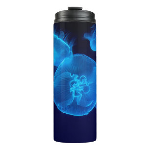 CLOSEUP PHOTOGRAPHY OF SWARM OF JELLYFISH THERMAL TUMBLER