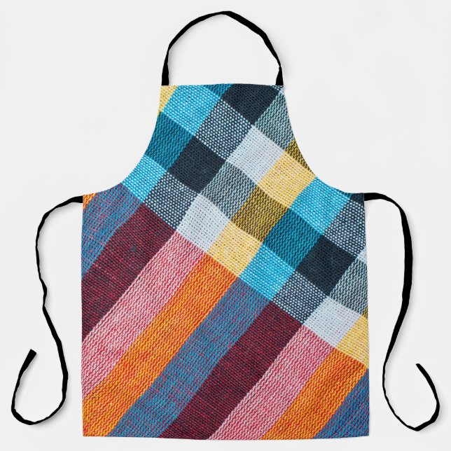 Closeup texture of Fabric, Thai style loincloth Apron (Front)