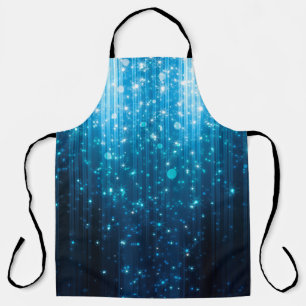 Closeup view of gold painted natural tropical date apron