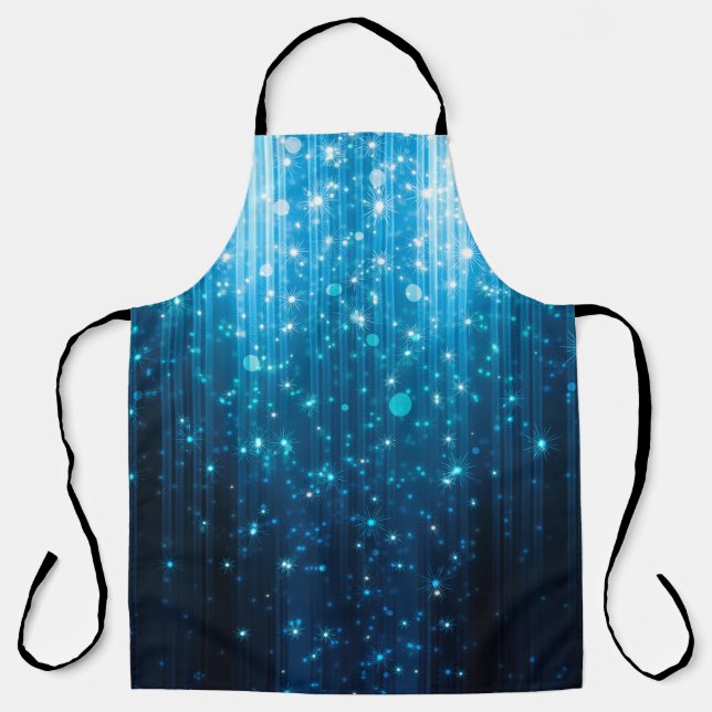 Closeup view of gold painted natural tropical date apron (Front)