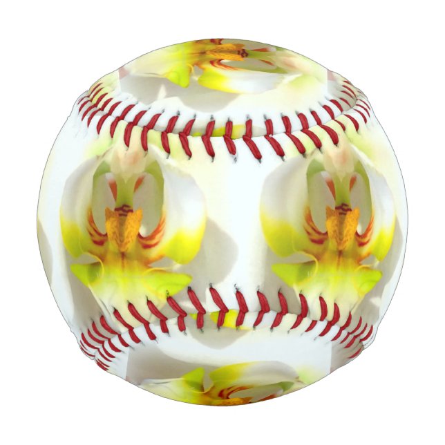 closeup yellow-white orchids Thunder_Cove Baseball (Front)