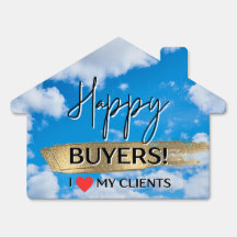 Closing Day - Photo Sign - Happy Sellers or Buyers