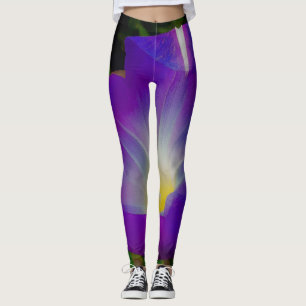 Closing Time for Morning Glories Leggings